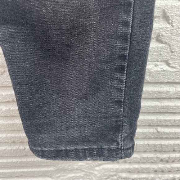 Banana Republic High Rise Skinny Jeans Black Wash Distressed Size 10 - Picture 7 of 14